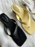 Solid Colour Open Toe Sandals